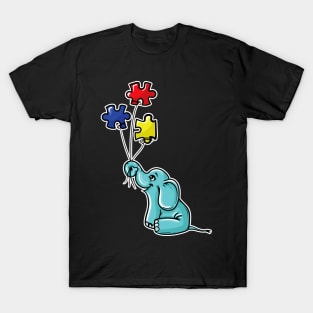 Cute Autism Awareness Elephant Proud Support Month T-Shirt